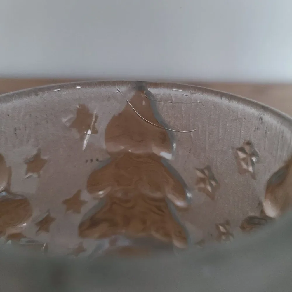 Vintage textured glass